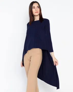 Antonella Asymmetric Jersey Top
