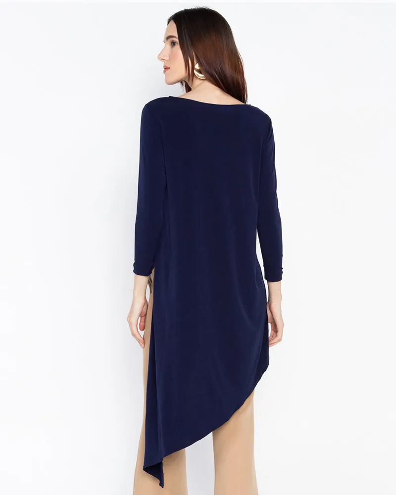 Antonella Asymmetric Jersey Top