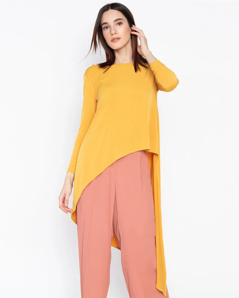Antonella Asymmetric Jersey Top