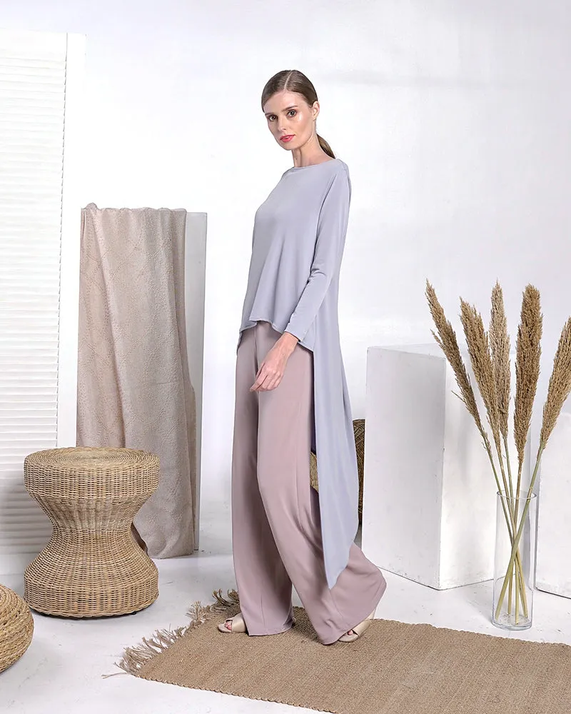 Antonella Asymmetric Jersey Top
