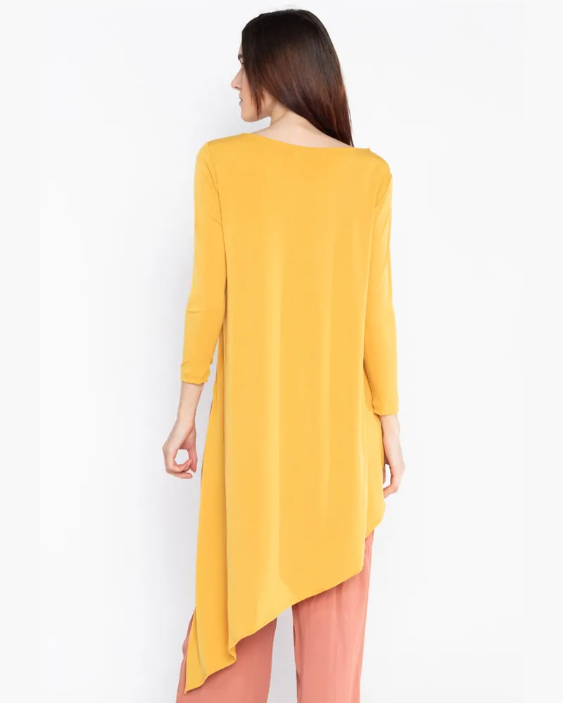 Antonella Asymmetric Jersey Top