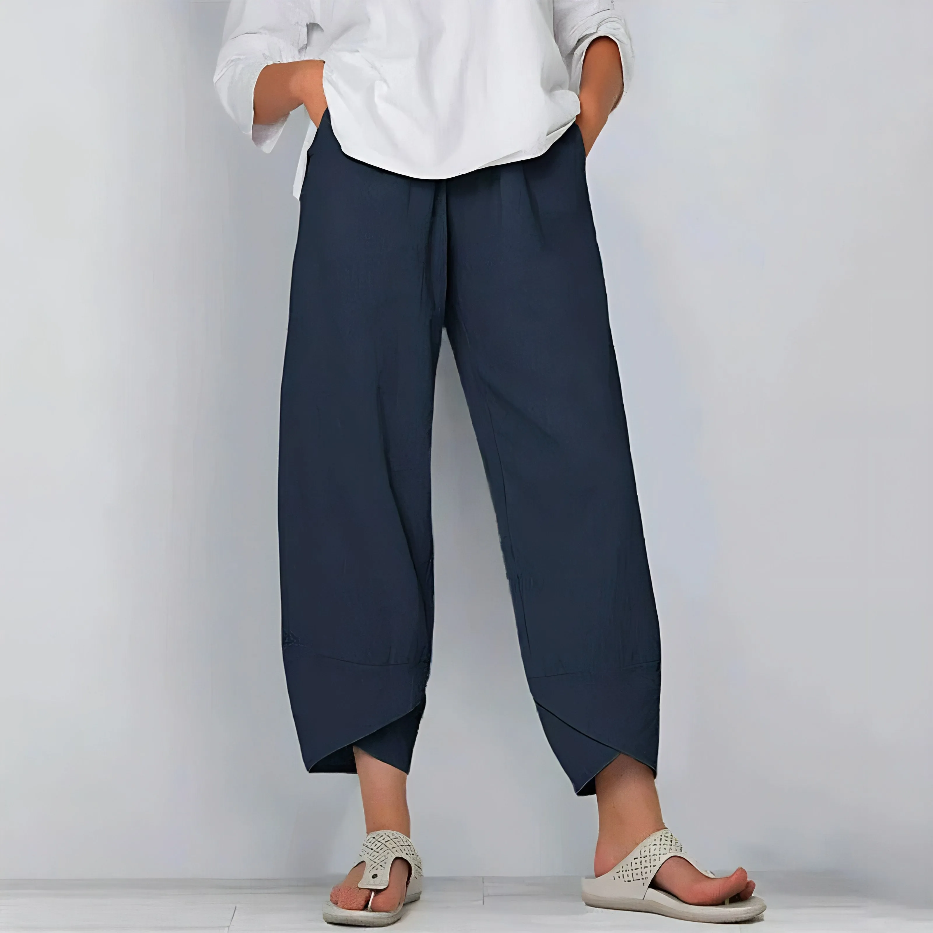 Bella | Chic Linen Trousers