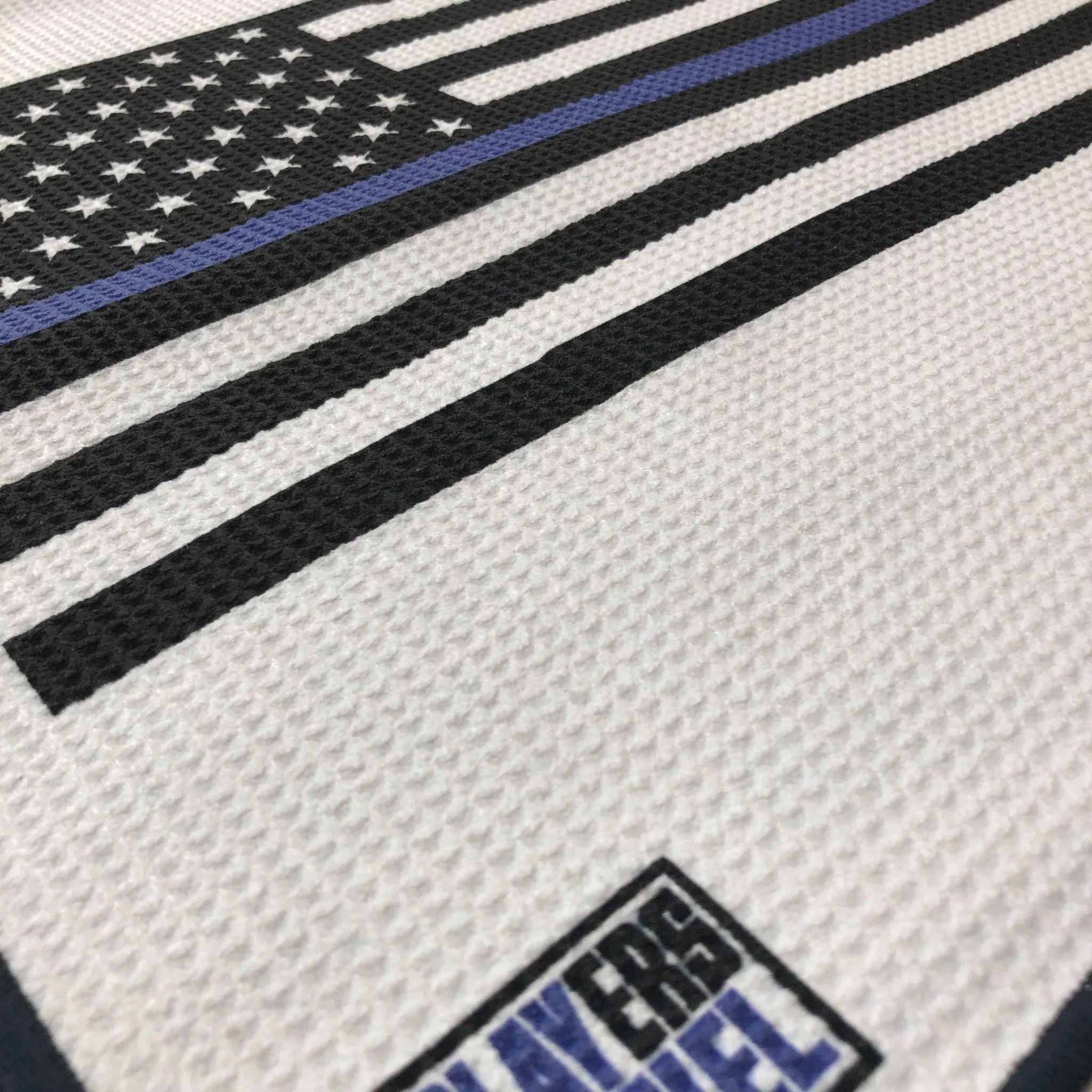 Custom Golfdotz Thin Blue Line Tour Towel 22" X 40"