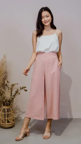 Maisie Flow Culottes in Pink [ONLINE ONLY]