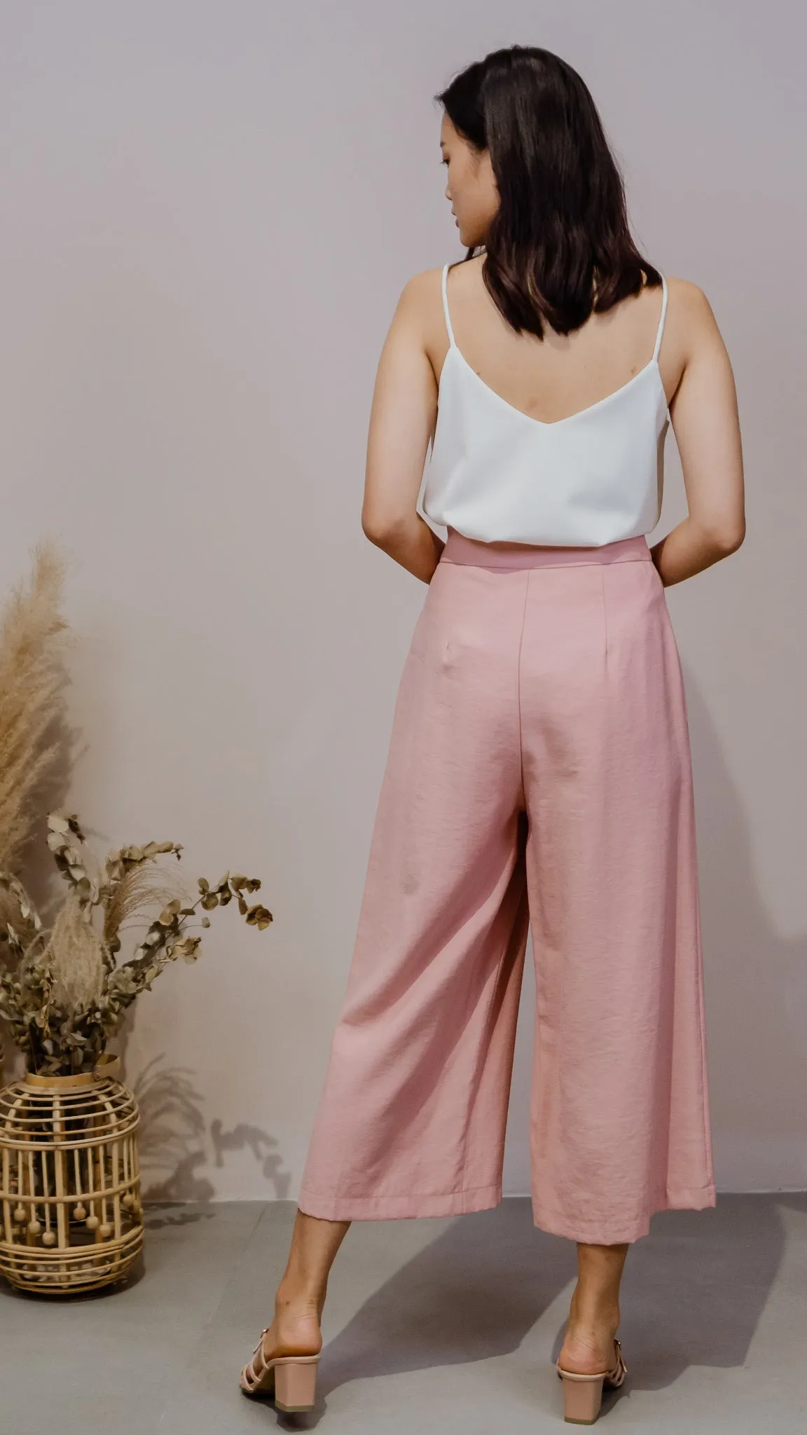 Maisie Flow Culottes in Pink [ONLINE ONLY]