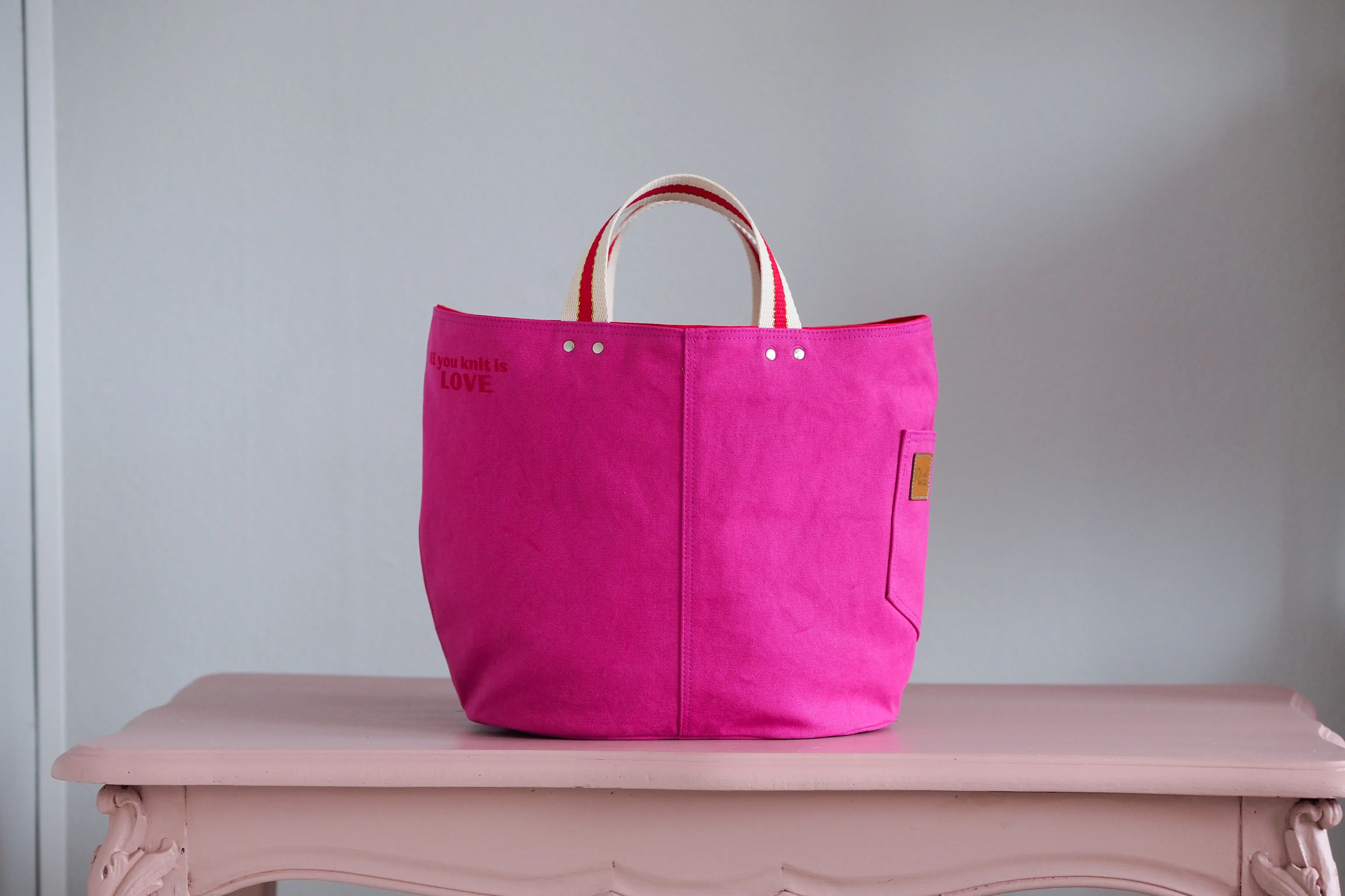 PRE ORDER UPDATE Tote Bag - Heart Pink