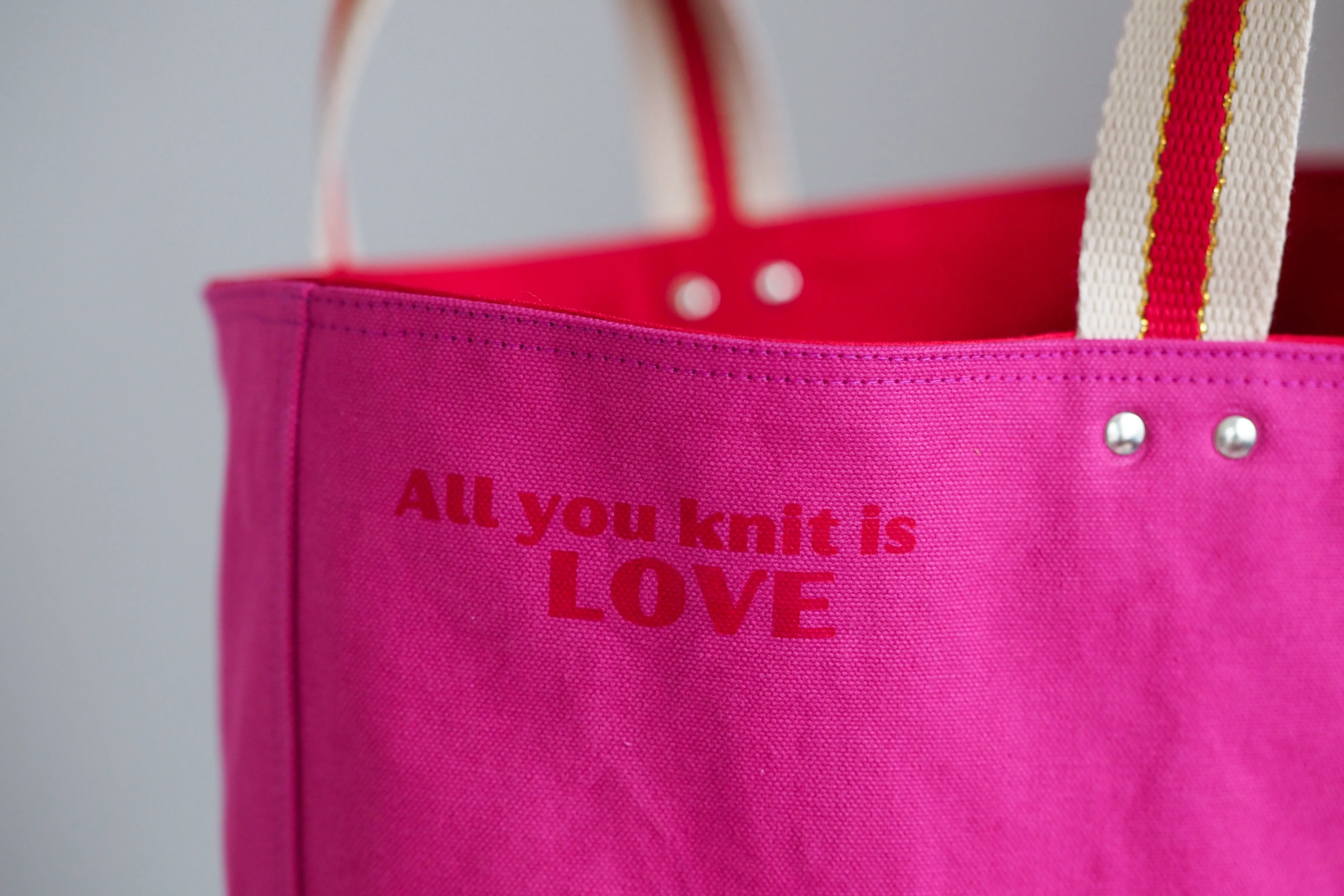 PRE ORDER UPDATE Tote Bag - Heart Pink