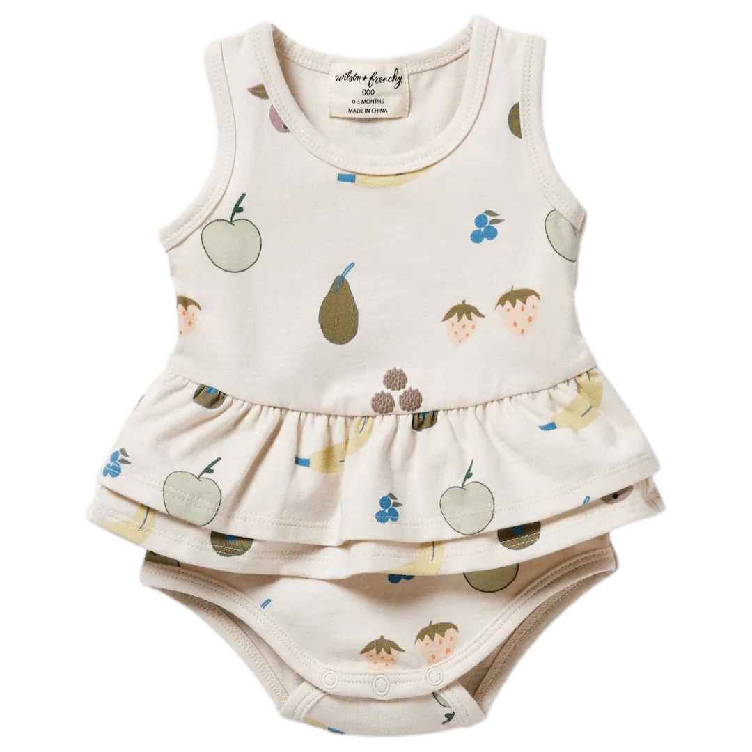 Ruffle Bodysuit - Fruity