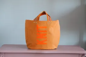 Tote Bag - Orange - printed