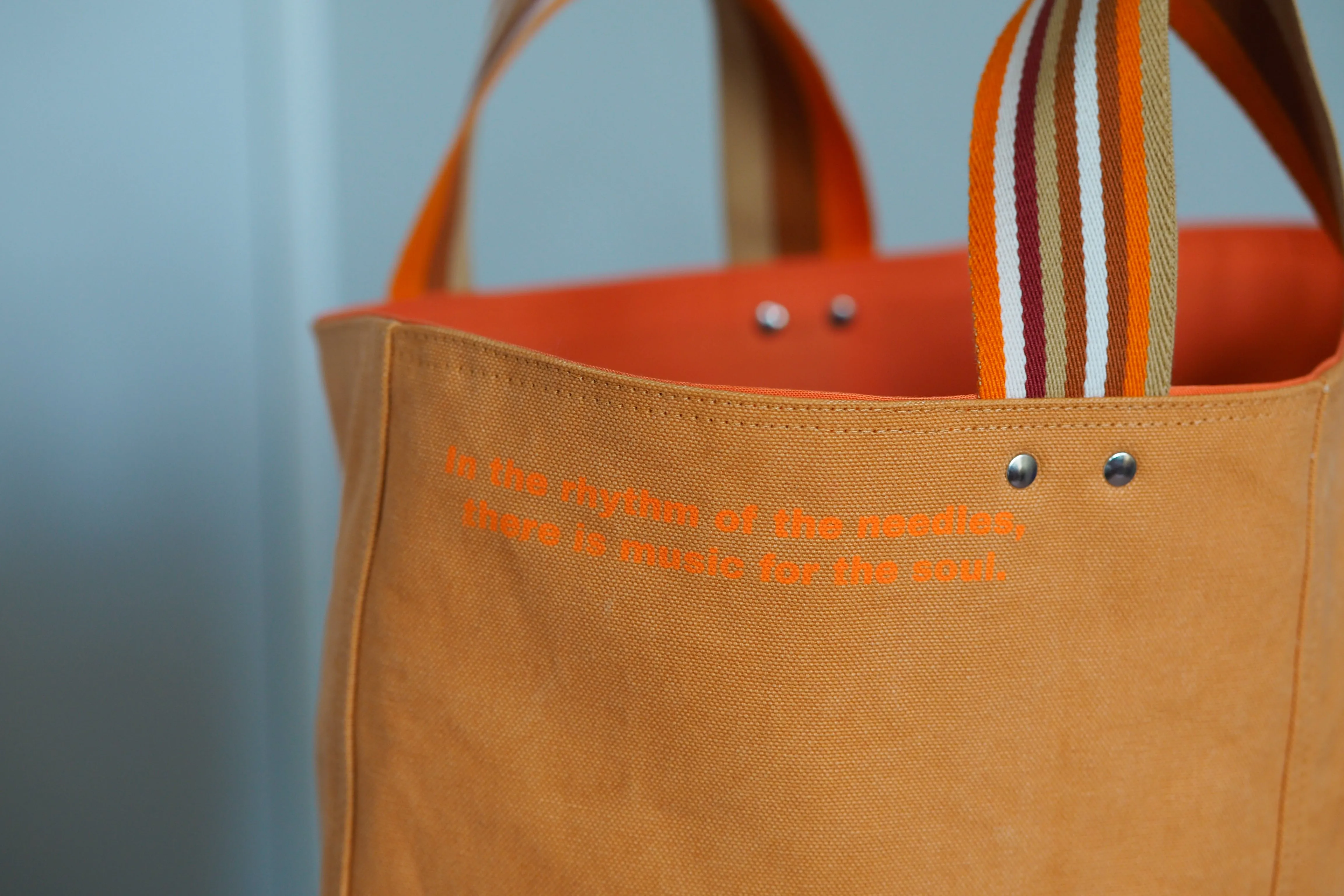 Tote Bag - Orange - printed